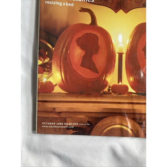1998  MARTHA STEWART LIVING Magazine Halloween & Spring With Recipe cards - Picture 7 of 8
